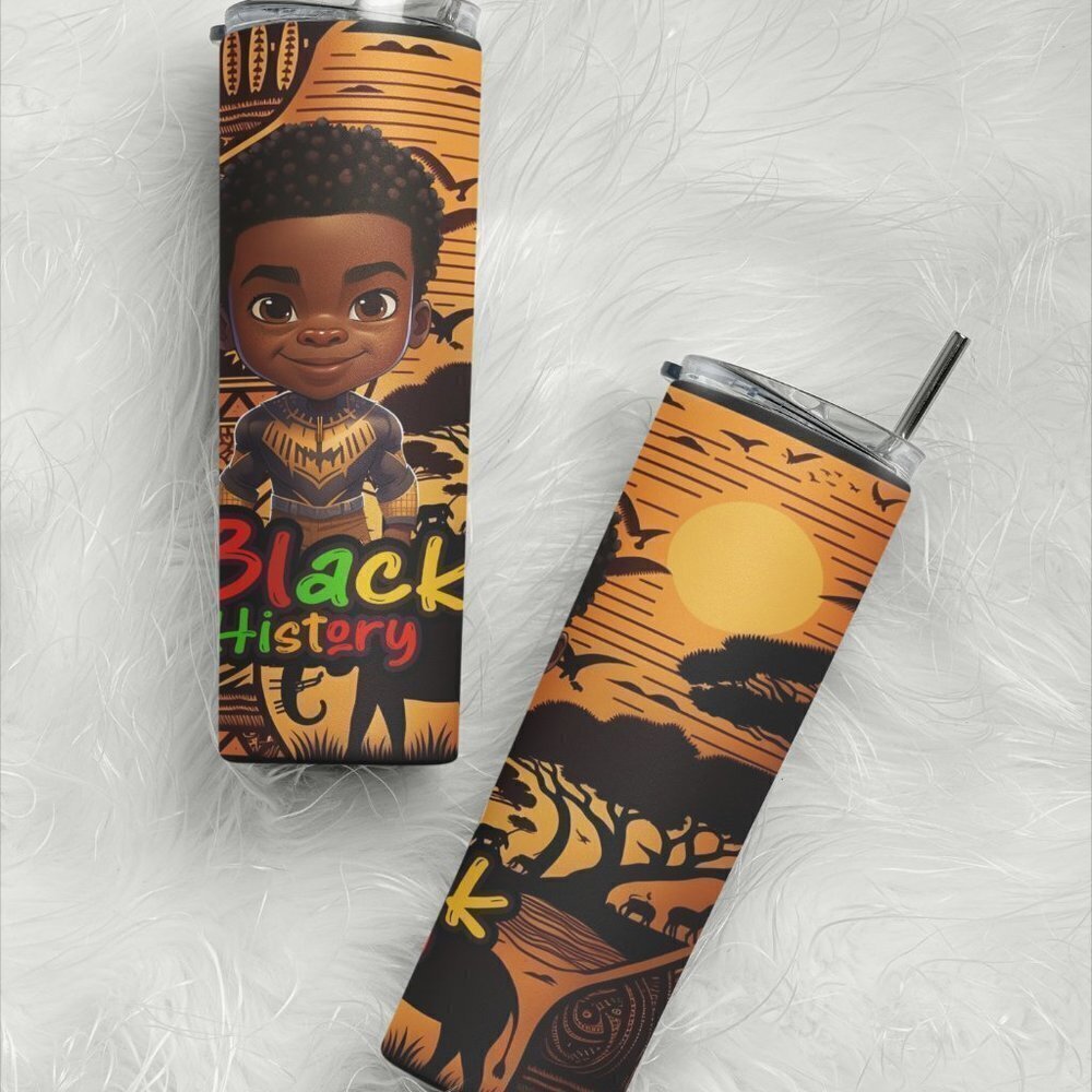 Black History 20 OZ Skinny Tumbler